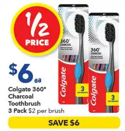 Ritchies Colgate 360° Charcoal Toothbrush offer