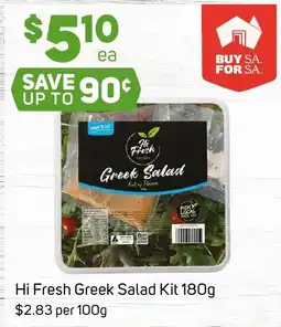 Foodland Hi Fresh Greek Salad Kit offer