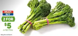 Foodland Baby Broccoli Bunch offer