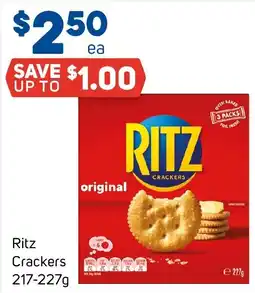 Foodland Ritz Crackers offer
