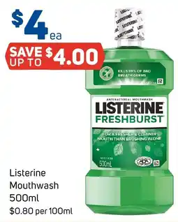 Foodland Listerine Mouthwash offer