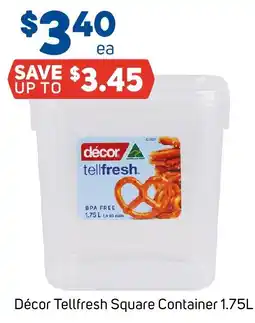 Foodland Décor Tellfresh Square Container offer