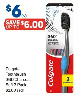 Foodland Colgate Toothbrush 360 Charcoal Soft offer