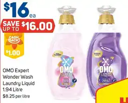 Foodland OMO Expert Wonder Wash Laundry Liquid offer