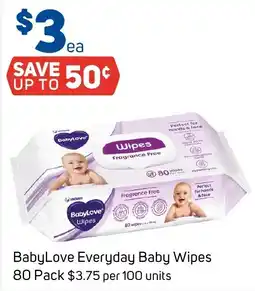 Foodland BabyLove Everyday Baby Wipes offer