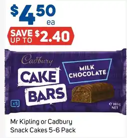 Foodland Mr Kipling or Cadbury Snack Cakes offer