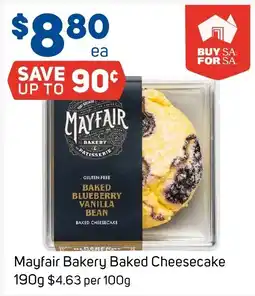 Foodland Mayfair Bakery Baked Cheesecake offer