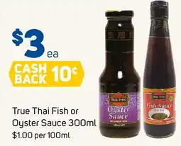 Foodland True Thai Fish or Oyster Sauce offer