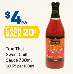 Foodland True Thai Sweet Chilli Sauce offer