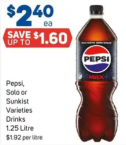 Foodland Pepsi Max Drinks offer