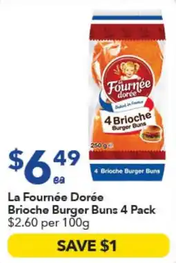 Ritchies La Fournee Doree Brioche Burger Buns offer