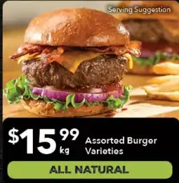 Ritchies Assorted Burger Varieties offer