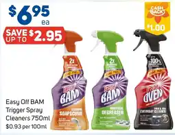 Foodland Easy Off BAM Trigger Spray Cleaners offer