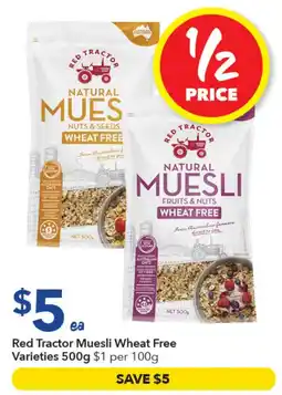 Ritchies Red Tractor Muesli Wheat Free Varieties offer