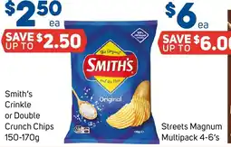 Foodland Smith's Crinkle or Double Crunch Chips offer