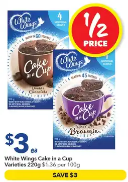 Ritchies White Wings Cake in a Cup Varieties offer