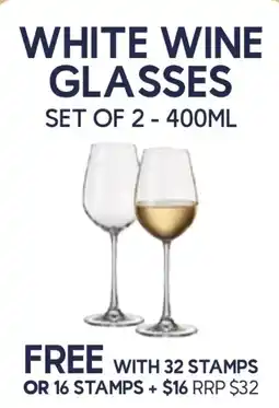 Drakes White Wine Glasses offer