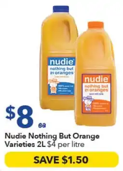 Ritchies Nudie Nothing But Orange Varieties offer