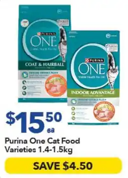 Ritchies Purina One Cat Food Varieties offer