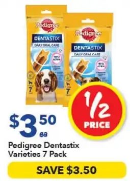 Ritchies Pedigree Dentastix Varieties offer
