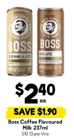 Drakes Boss Coffee Flavoured Milk offer