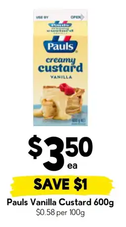 Drakes Pauls Vanilla Custard offer