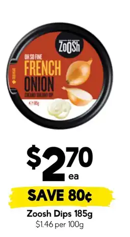 Drakes Zoosh French Onion Dip offer
