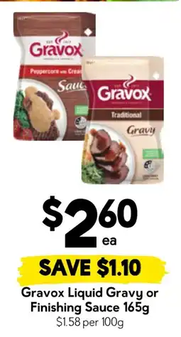 Drakes Gravox Liquid Gravy or Finishing Sauce offer