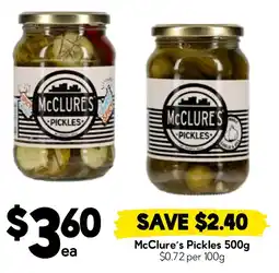 Drakes McClure's Pickles offer