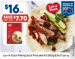 Foodland Luv-A-Duck Peking Duck Pancake Kit offer