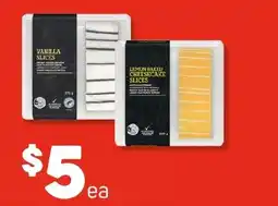 Foodland Vanilla Slices Lemon Baked Cheesecake Slices offer