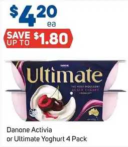 Foodland Danone Activia or Ultimate Yoghurt offer