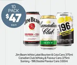 Foodland Jim Beam White Label Bourbon & Cola Cans offer