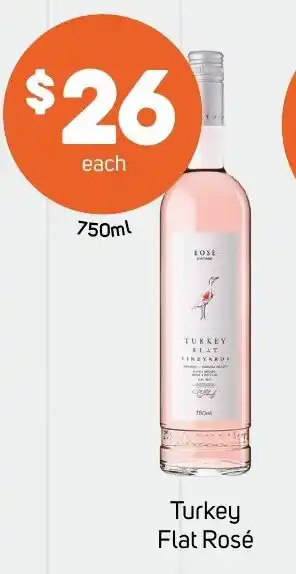 Foodland Turkey Flat Rosé offer