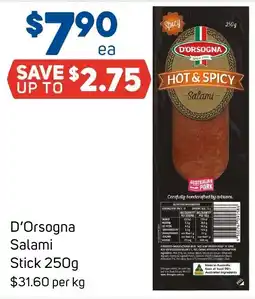 Foodland D'Orsogna Salami Stick offer