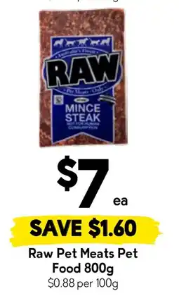Drakes Raw Pet Meats Pet Food offer