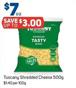 Foodland Tuscany Shredded Cheese offer