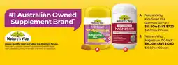 Foodland Nature's Way Kids Smart Vita Gummies Multi-Vitamin Plus offer