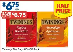 Foodland Twinings Tea Bags offer
