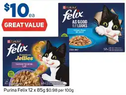 Foodland Purina Felix Jellies offer