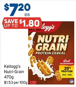 Foodland Kellogg's Nutri-Grain offer