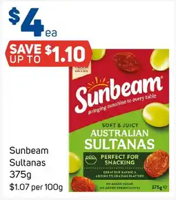Foodland Sunbeam Sultanas offer