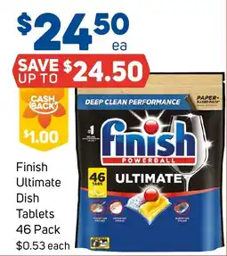 Foodland Finish Ultimate Dish Tablets offer