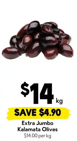 Drakes Extra Jumbo Kalamata Olives offer