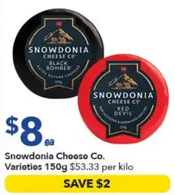 Ritchies Snowdonia Cheese Co. Varieties offer