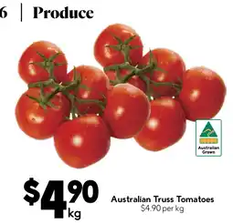 Drakes Australian Truss Tomatoes offer