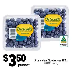 Drakes Driscoll's Blueberries offer