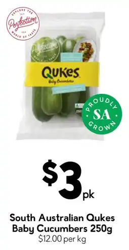 Drakes South Australian Qukes Baby Cucumbers offer