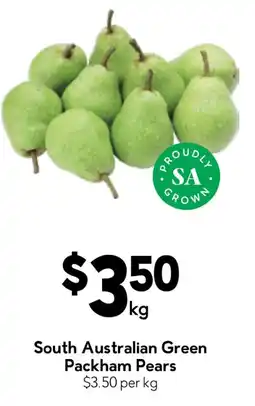 Drakes South Australian Green Packham Pears offer