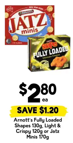 Drakes Arnott's Fully Loaded Shapes offer